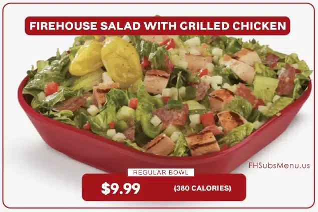Firehouse Salad with Grilled Chicken