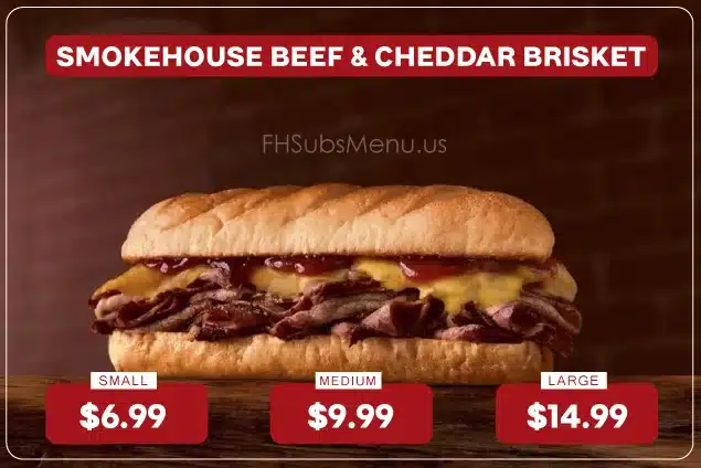 Firehouse Subs Smokehouse Beef & Cheddar Brisket