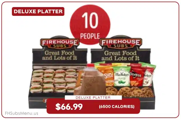 Firehouse Subs Deluxe Platter - Prices, Nutrition & Allergens 8 Firehouse Subs Deluxe Platter