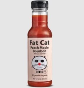 Fat Cat Peach Maple Bourbon Hot Sauce and Glaze Firehouse Subs Fat Cat Peach Maple Bourbon Hot Sauce and Glaze