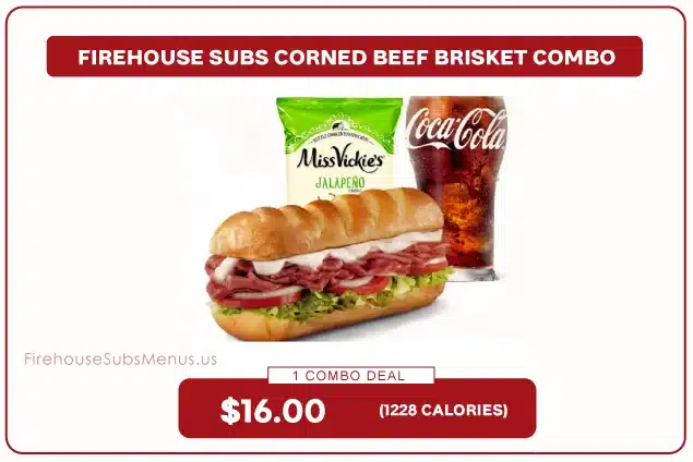 Firehouse Subs Corned Beef Brisket Combo