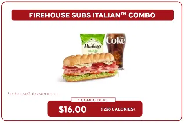 Firehouse Subs Italian Combo