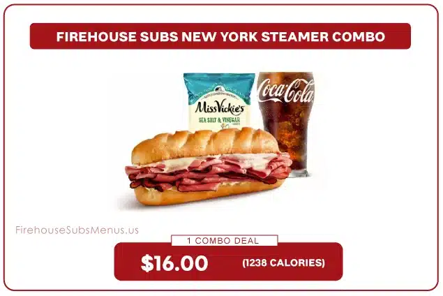 Firehouse Subs New York Steamer Combo