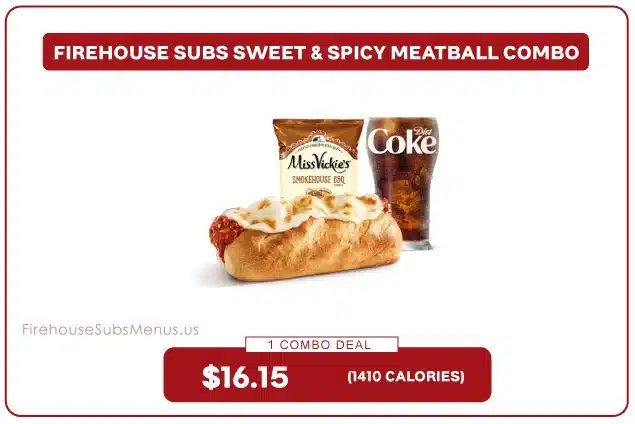 Firehouse Subs Sweet & Spicy Meatball Combo