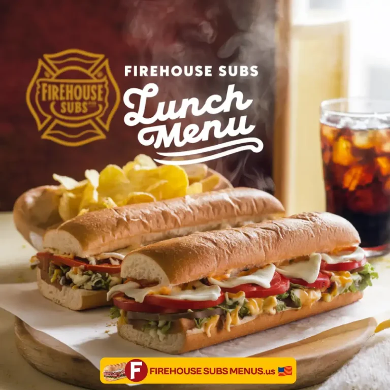 Firehouse Subs Lunch Menu