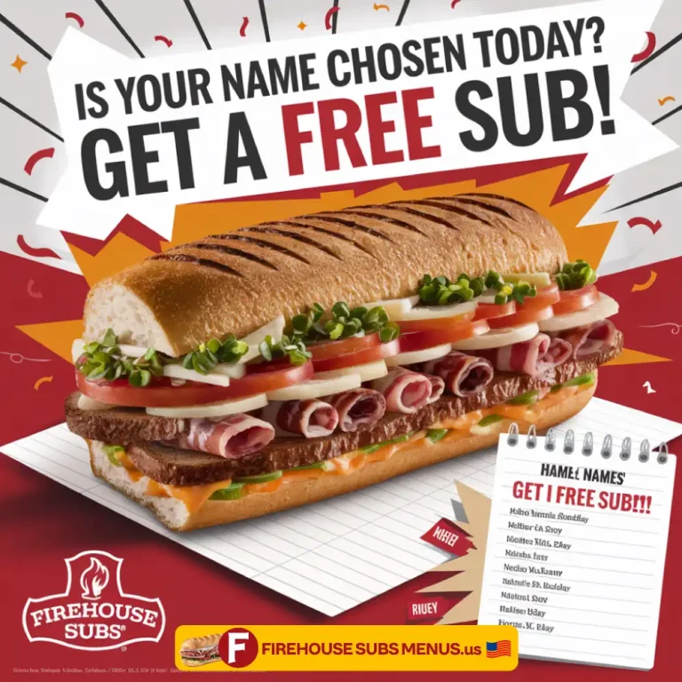 Firehouse Subs Name of the Day